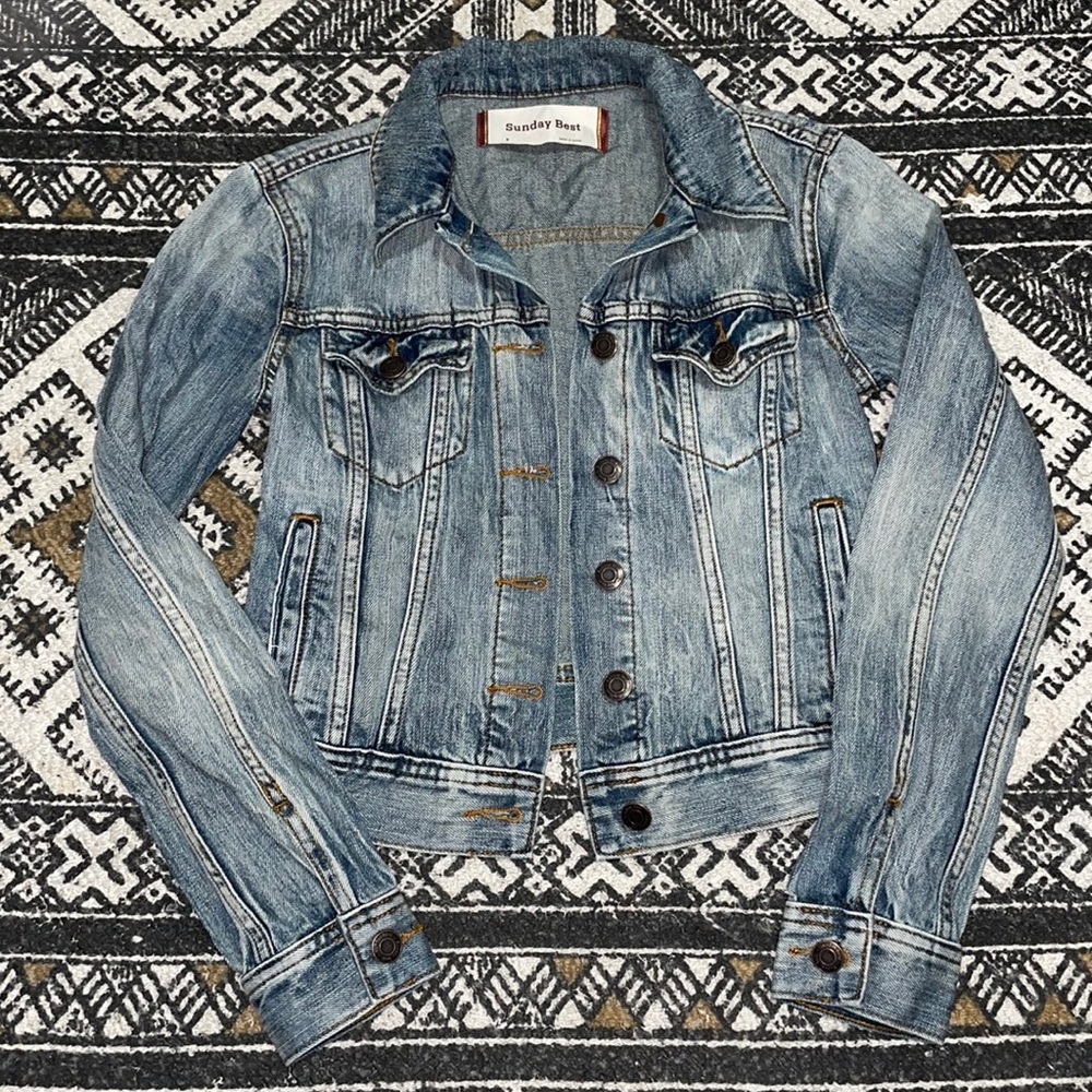 Sundays best aritzia Jean jacket size small